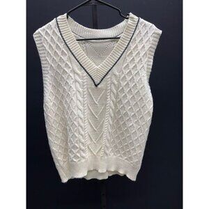 Shein Cable Knit Sweater Vest